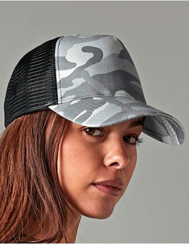 B-B694-Camo Snapback Trucker